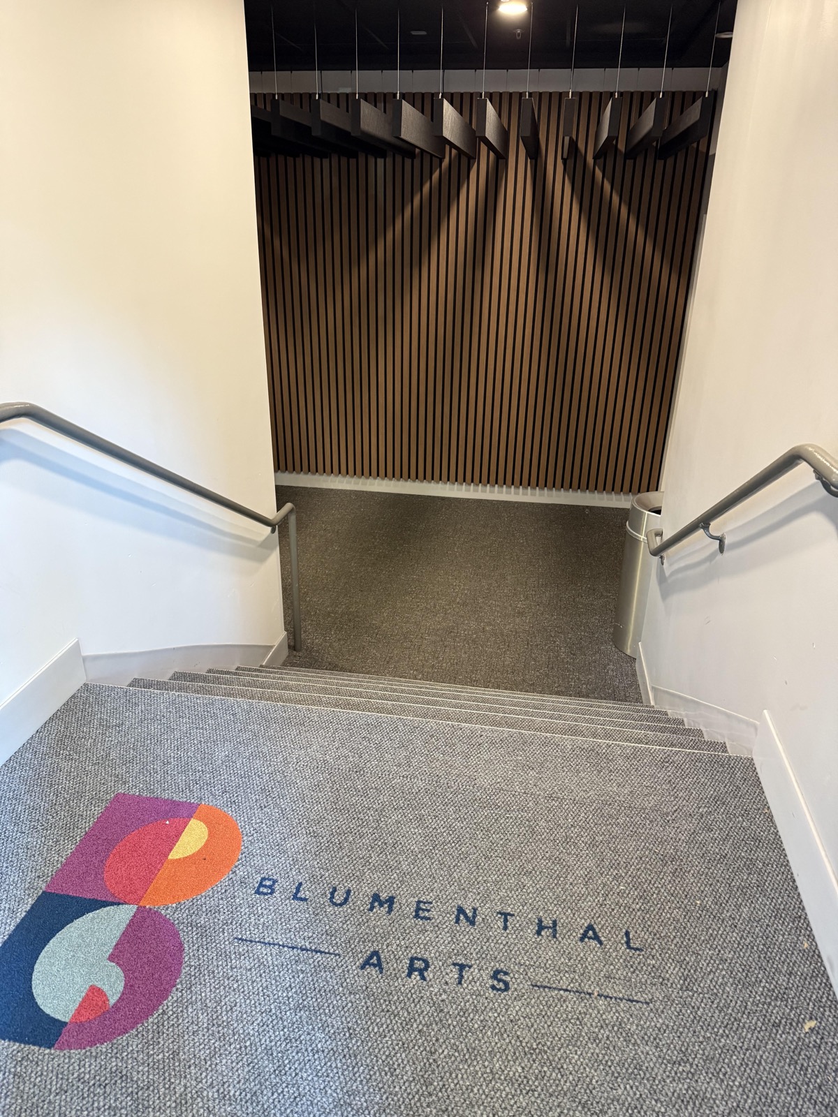 Custom branded entrance at Blumenthal Arts Booth Playhouse